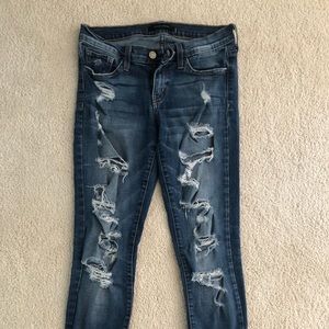 Flying Monkey Distressed Skinny Jeans